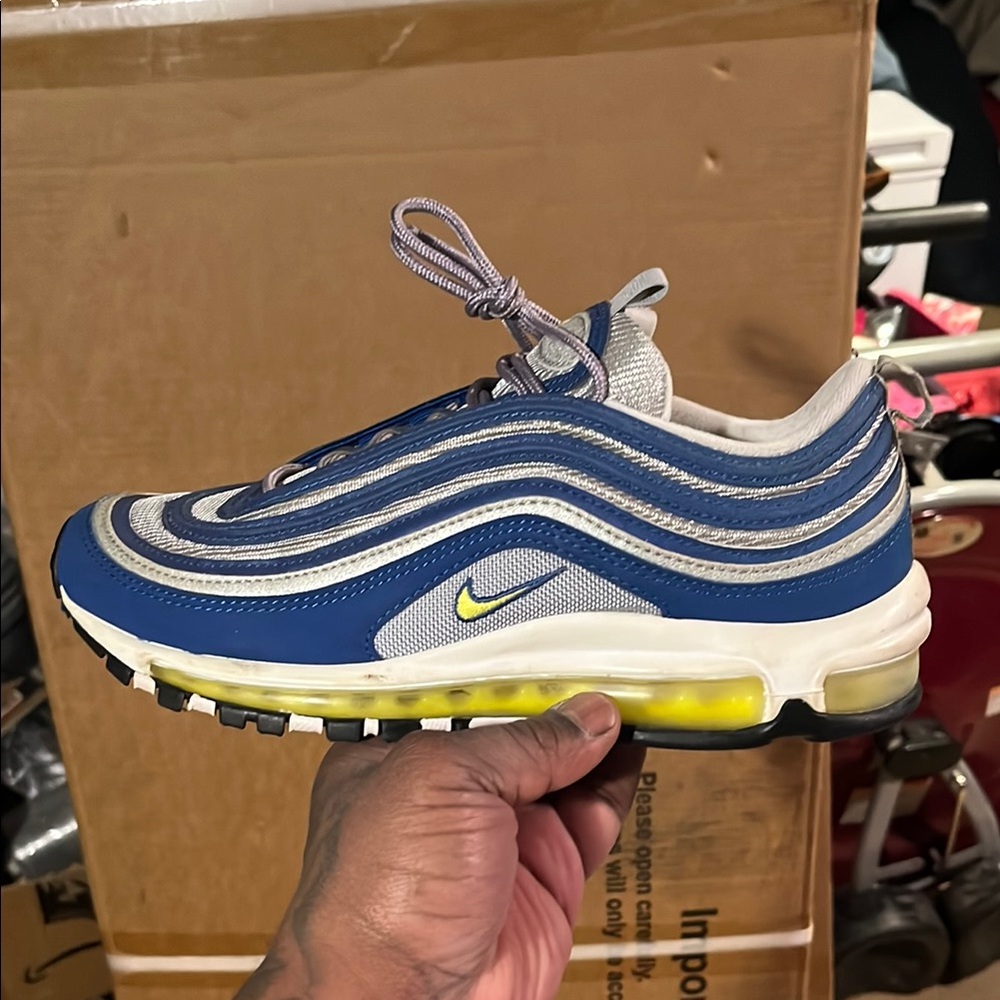 Nike Air Max 97 Blue and Gray Sneakers